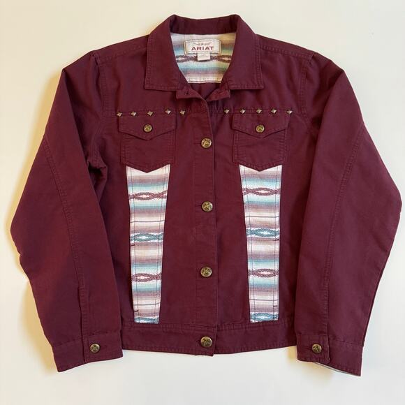 Ariat Womens La Madre Jacket Large EUC Aztec Yellowstone Rodeo Native American - Picture 3 of 14